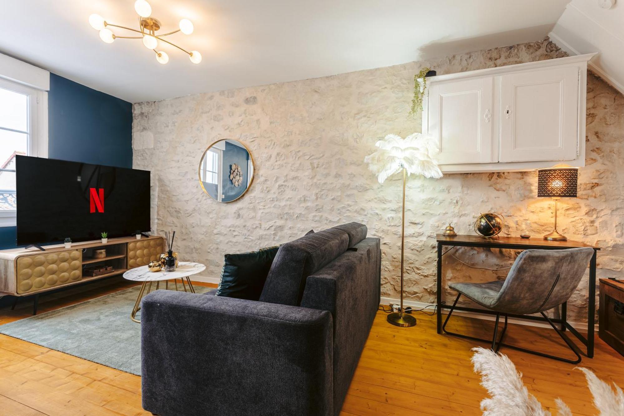 Gatsby - Elegant, Central, Fibre, Tv 4K, Netflix, Literie Confortable La Rochelle  Extérieur photo