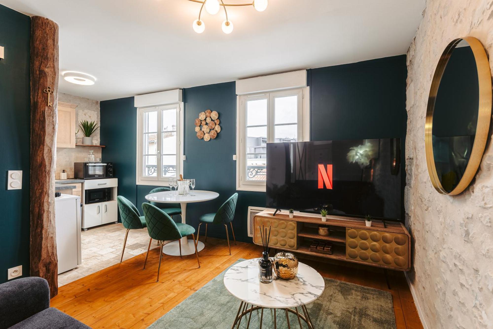 Gatsby - Elegant, Central, Fibre, Tv 4K, Netflix, Literie Confortable La Rochelle  Extérieur photo
